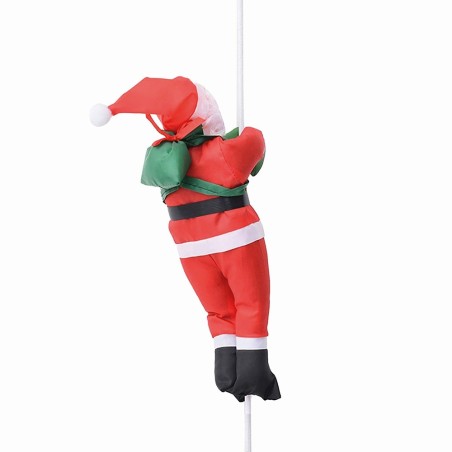 Enfeite De Natal Papai Noel Na Corda De Pendurar