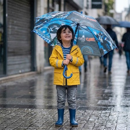 Guarda Chuva Com Apito Sombrinha Infantil Menino Estampas Variadas 2