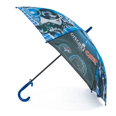 Guarda Chuva Com Apito Sombrinha Infantil Menino Estampas Variadas