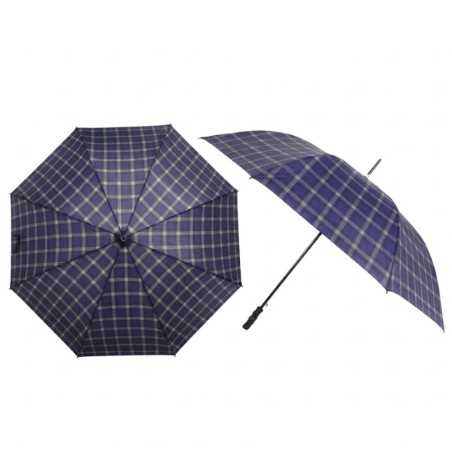 Guarda Chuva Xadrez Automático Cabo Reto Reforçado 118 Cm 8 Varetas 2