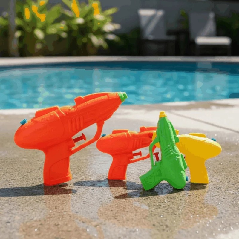 Pistola Arminha Infantil Lança Água 15 CM Wellmix