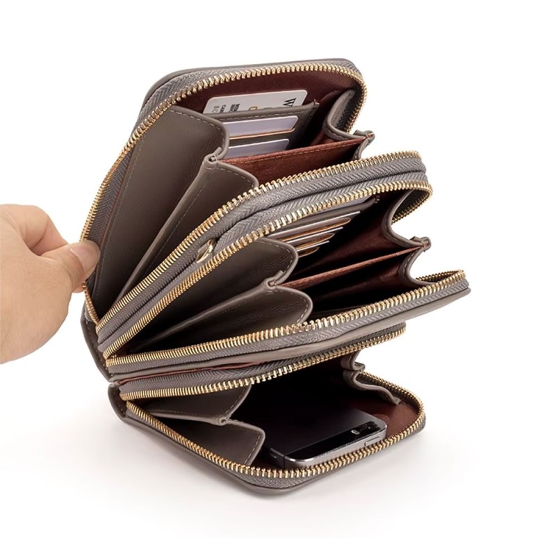 Bolsa Feminina Transversal Com 3 Divisórias Porta Celular - Feira da madrugada SP
