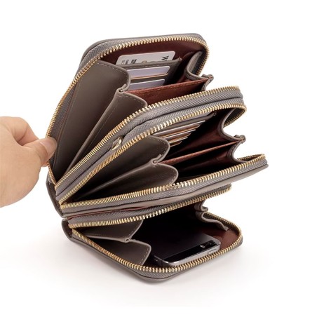 Bolsa Feminina Transversal Com 3 Divisórias Porta Celular - Feira da madrugada SP