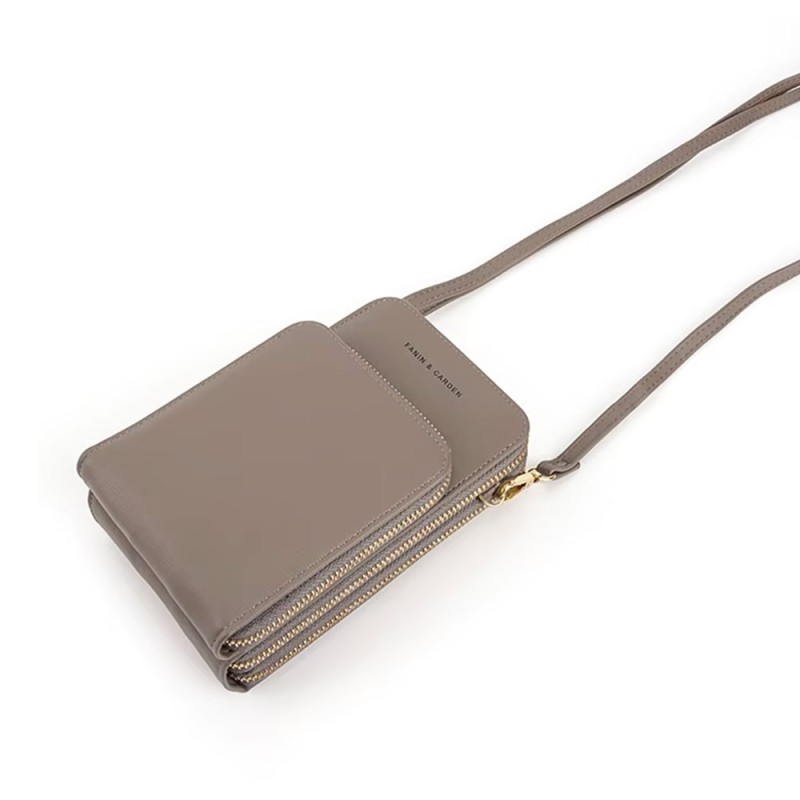 Bolsa Feminina Transversal Com 3 Divisórias Porta Celular - Feira da madrugada SP