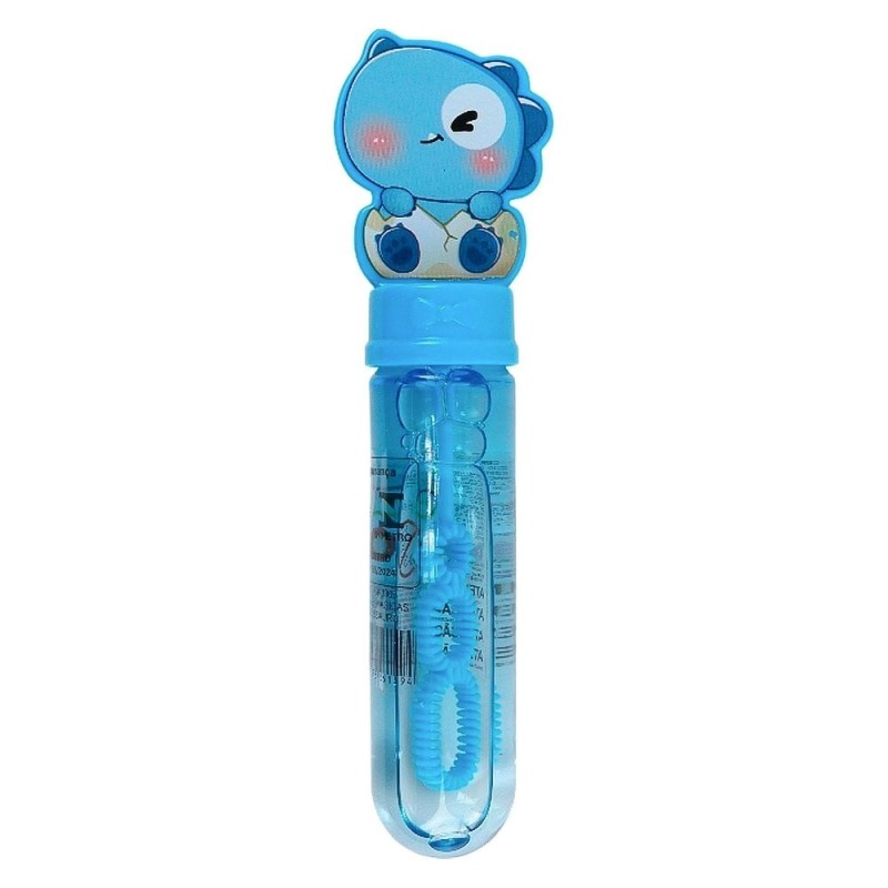 Bolha De Sabão Baby Dinossauro Colorido 14cm Infantil