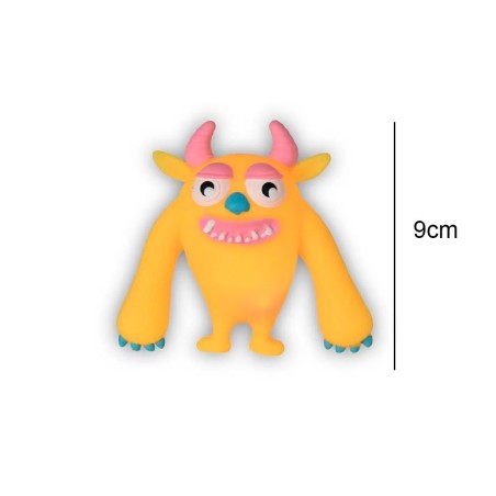 Brinquedo Squishy Monstrinho Antiestresse 9cm de Apertar Com Luz