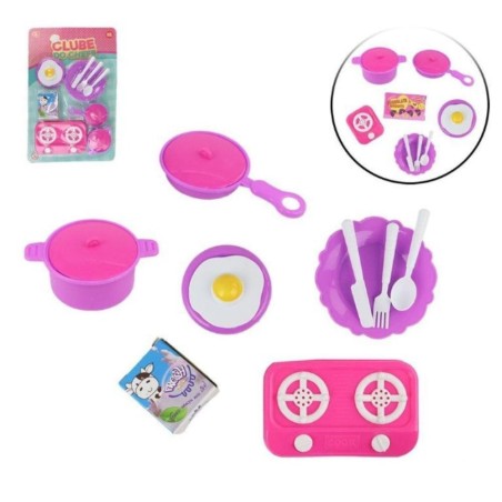 Kit Brinquedo Cozinha Comidinhas Infantil 12 Peças Acessórios