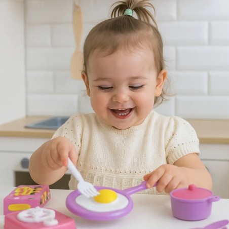 Kit Brinquedo Cozinha Comidinhas Infantil 12 Peças Acessórios