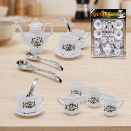 Brinquedo Kit Chazinho Cafezinho Divertido Cozinha Infantil 15 Peças 2