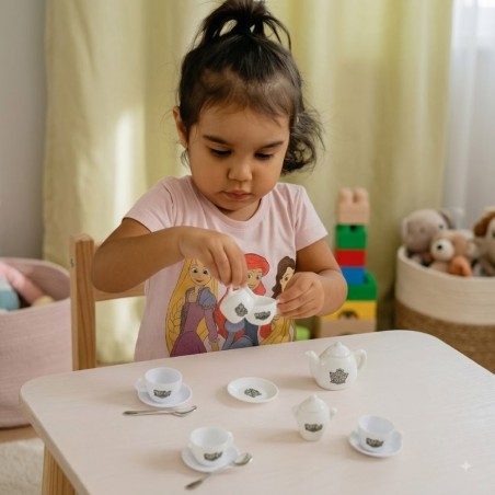 Brinquedo Kit Chazinho Cafezinho Divertido Cozinha Infantil 15 Peças