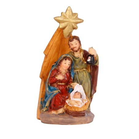 Enfeite Natalino Presépio De Resina Pequeno Decoração Natal
