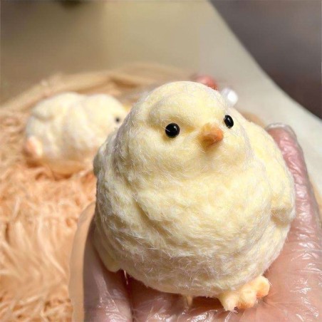 Brinquedo Squishy De Pintinho Fofo Antiestresse Apertar