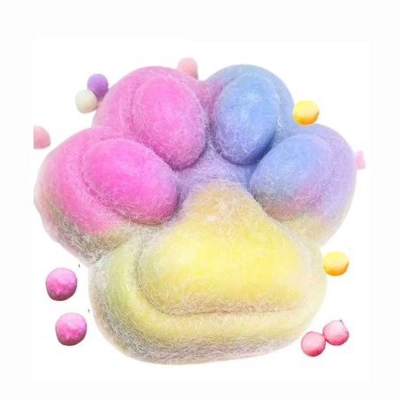 Squishy Patinha De Gato Fofa Brinquedo Sensorial Antiestresse
