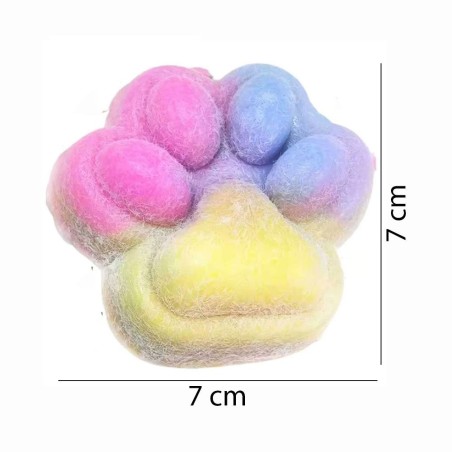 Squishy Patinha De Gato Fofa Brinquedo Sensorial Antiestresse