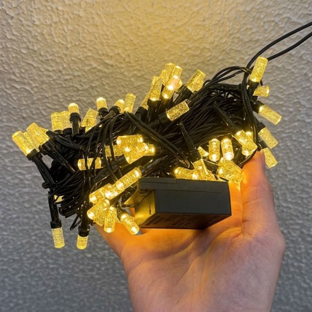 Pisca Pisca Bolhas Branco Quente 8 Metros 100 LEDs 127V 2