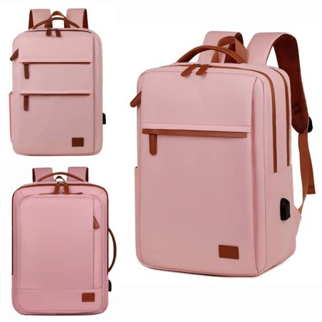 Mochila Para Notebook Com USB Oxford Espaçosa Impermeável