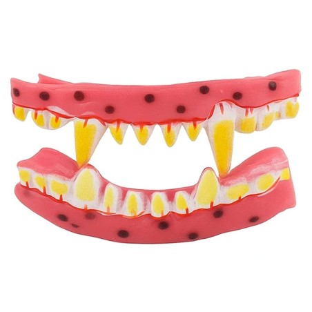 Dentadura De Plástico Halloween 2 Peças Sortidas