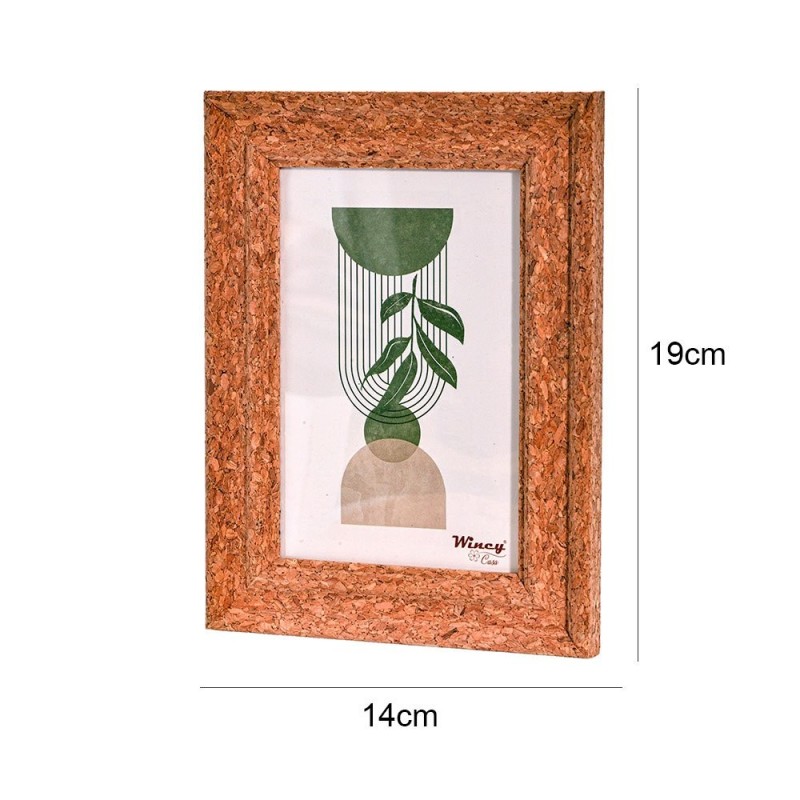 Porta Retrato Clássico 10x15 Em Madeira Cortiça MDF Decorado Lignum