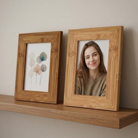 Porta Retrato 10x15 Em Madeira MDF Decorado Domus