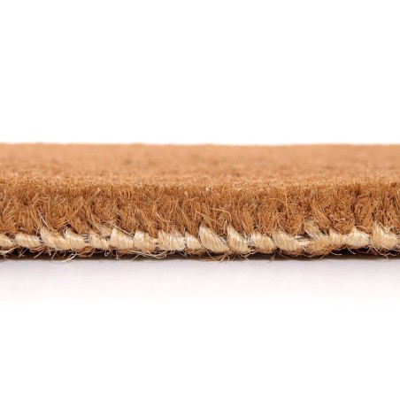Tapete Capacho Reforçado Em Fibra De Coco Estampa Corações