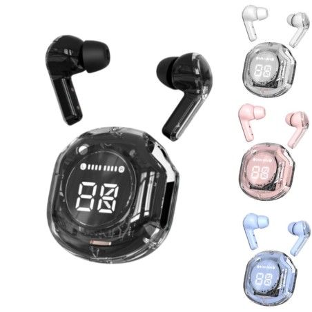 Fone De Ouvido Bluetooth 5.3 Premium Transparente Air 39