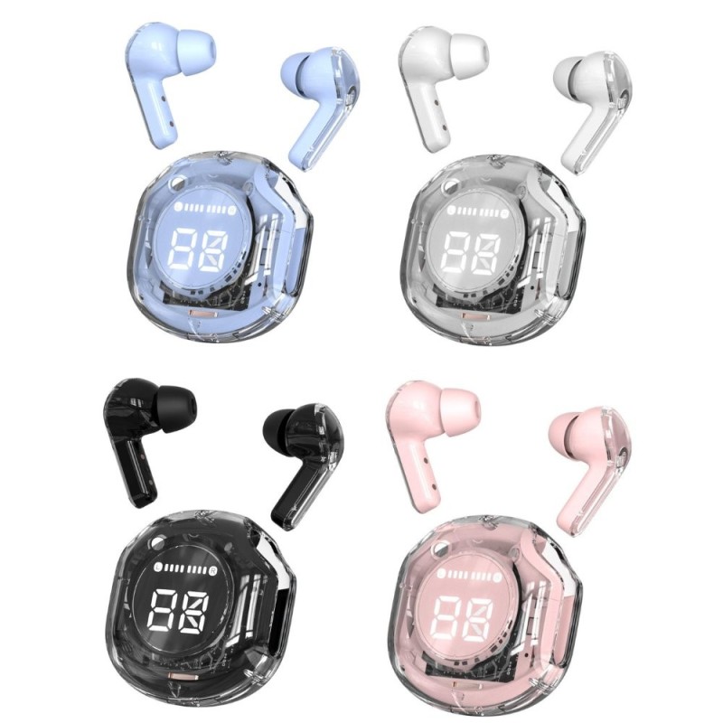 Fone De Ouvido Bluetooth 5.3 Premium Transparente Air 39