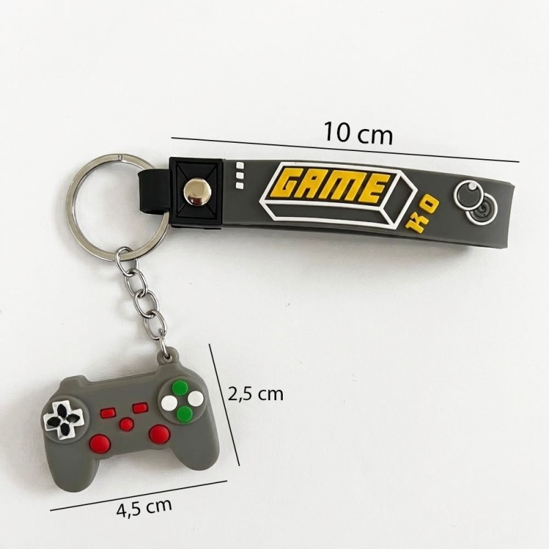 Chaveiro Controle Video Game 3D Silicone Emborrachado