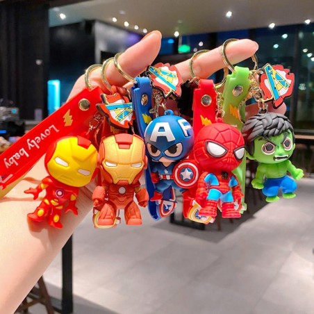 Chaveiro Decorativo Heróis Bolsa Mochila Carro