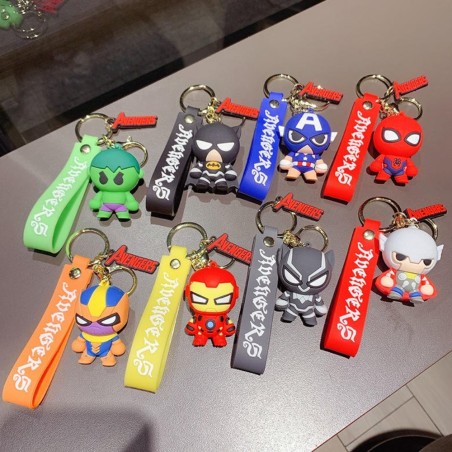 Chaveiro Decorativo Heróis Bolsa Mochila Carro 2
