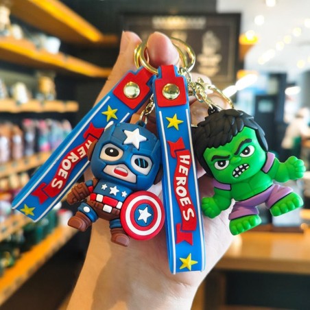 Chaveiro Decorativo Heróis Bolsa Mochila Carro