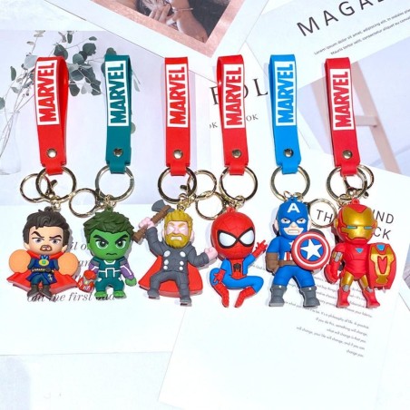 Chaveiro Decorativo Heróis Bolsa Mochila Carro