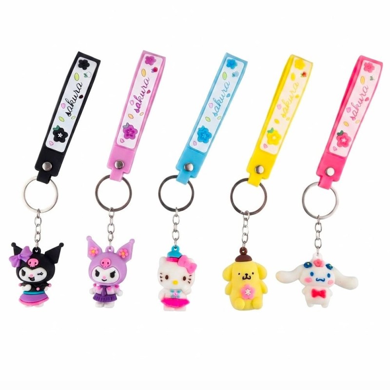 Chaveiro Gatinha Hello 3D Silicone Emborrachado Decorativo