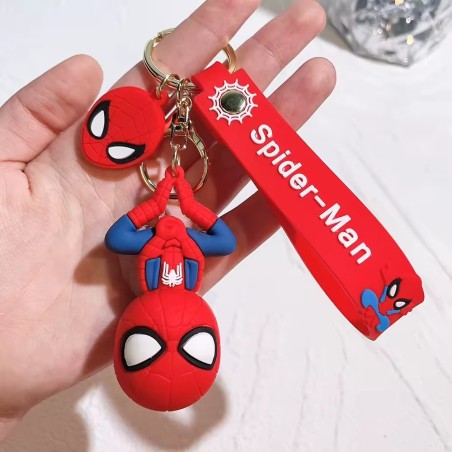Chaveiro Decorativo Aranha Menino Bolsa Mochila Carro 2