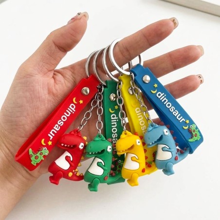 Chaveiro Dino Decoração Para Chaves Bolsa Mochila Emborrachado 2