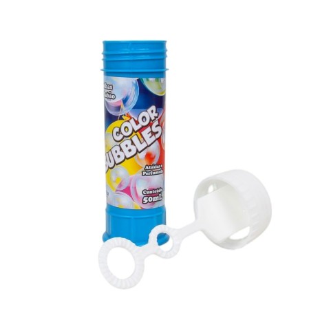 Bolhas De Sabão Color Bubbles Atóxica Perfumada 50ml
