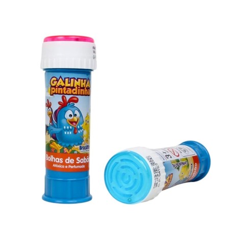 Bolha De Sabão Perfumada E Atoxica Personagens Meninas 60ml Mini Game