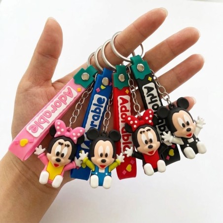 Chaveiro Ratinhos 3d Decorativo Emborrachado Para Chaves Bolsa 2