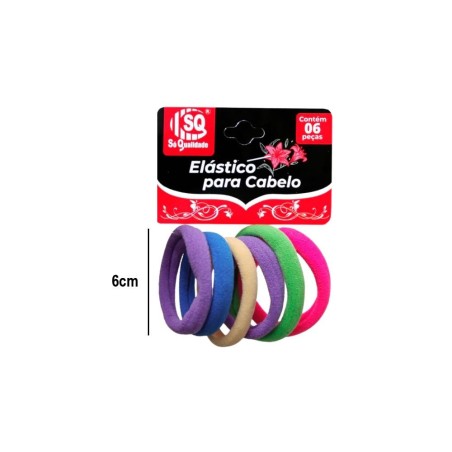 Kit Elastico Prendedor De Cabelo Xuxinha Xuxa 6 Peças