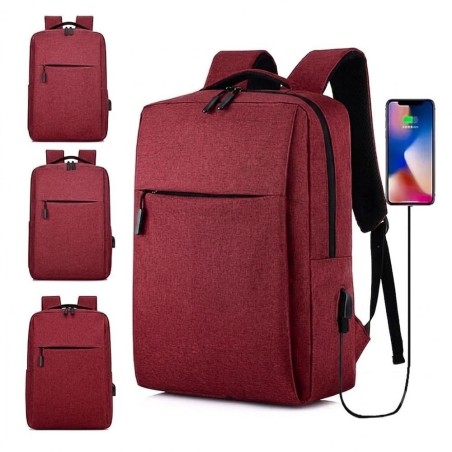 Mochila Escolar Unissex Impermeável Com Entrada USB - Feira Da Madrugada SP