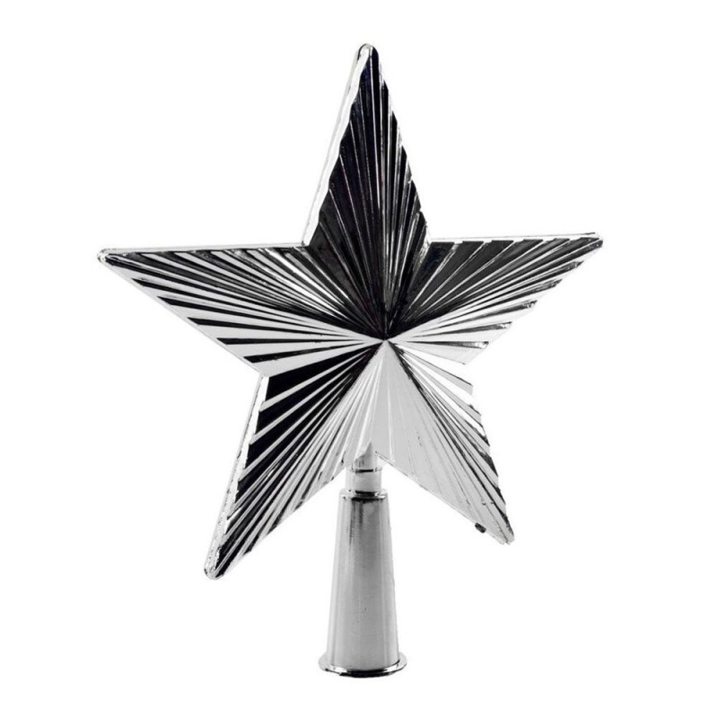 Ponteira Estrela Decoração Para Árvore De Natal 18cm