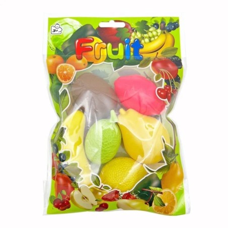 Brinquedo Kit Frutinhas Comidinhas Realistas Infantil Com 6 Peças 2