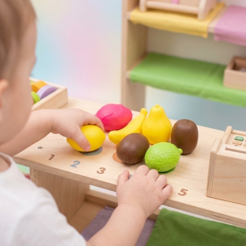 Brinquedo Kit Frutinhas Comidinhas Realistas Infantil Com 6 Peças