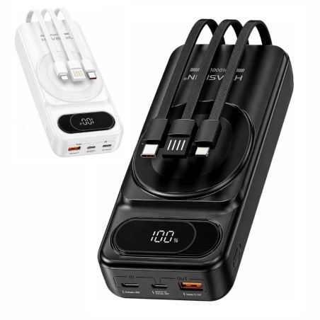 Carregador Portátil 22,5W Power Bank H'Maston Indução Magsafe 20k Mah