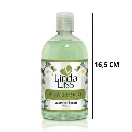 Sabonete Líquido Corporal 500ml Fragrância Chá Branco