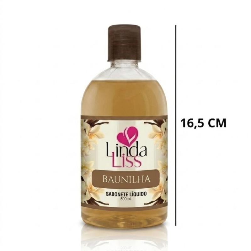 Sabonete Líquido Corporal 500ml Fragrância Baunilha