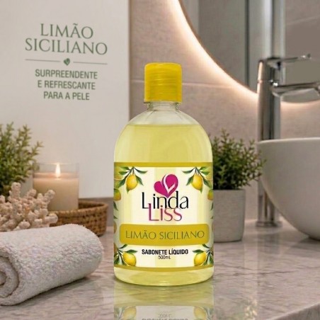 Sabonete Líquido Corporal 500ml Fragrância Limão Siciliano 2