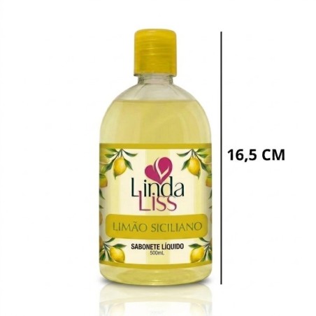 Sabonete Líquido Corporal 500ml Fragrância Limão Siciliano