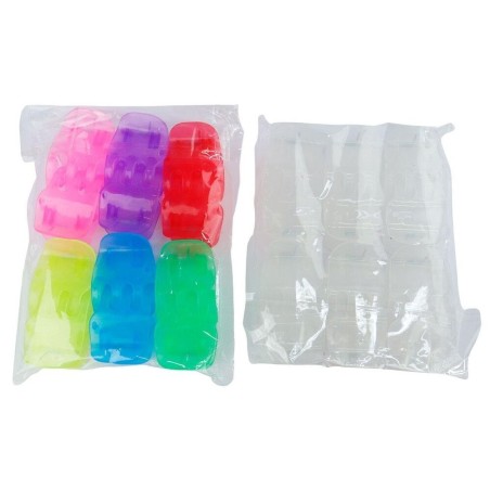 Kit Prendedor Piranha Presilia Tridente 2,5cm Preto 12 Peças