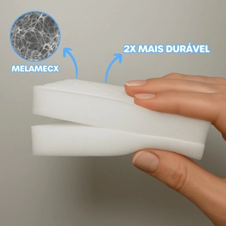 Esponja Bucha Mágica Limpeza Poderosa Melamina Apenas Com Água
