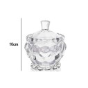 Potiche Bomboniere De Vidro Line Classic Baleiro Com Tampa 170ml